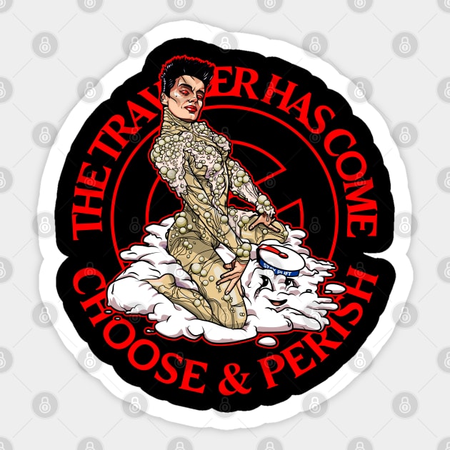 Choose And Perish Sticker by boltfromtheblue